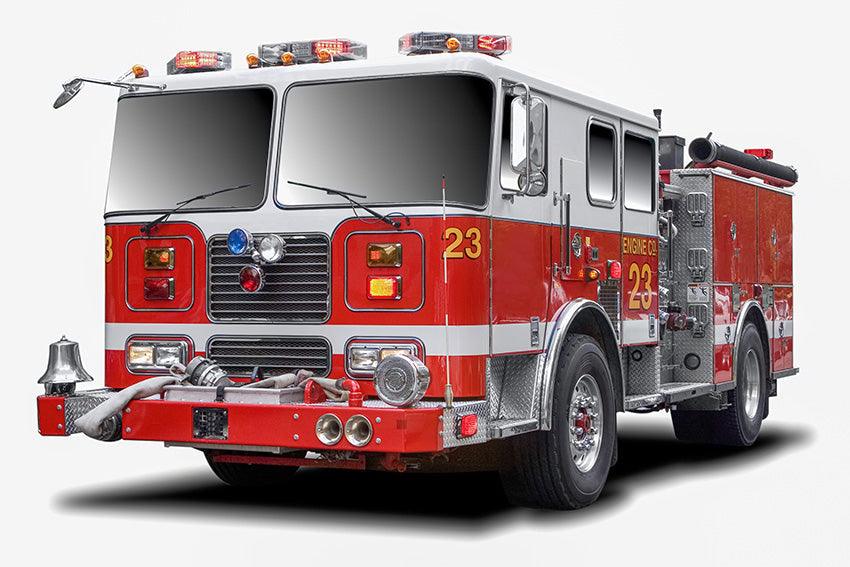 Fire Trucks, Decals, Removable 