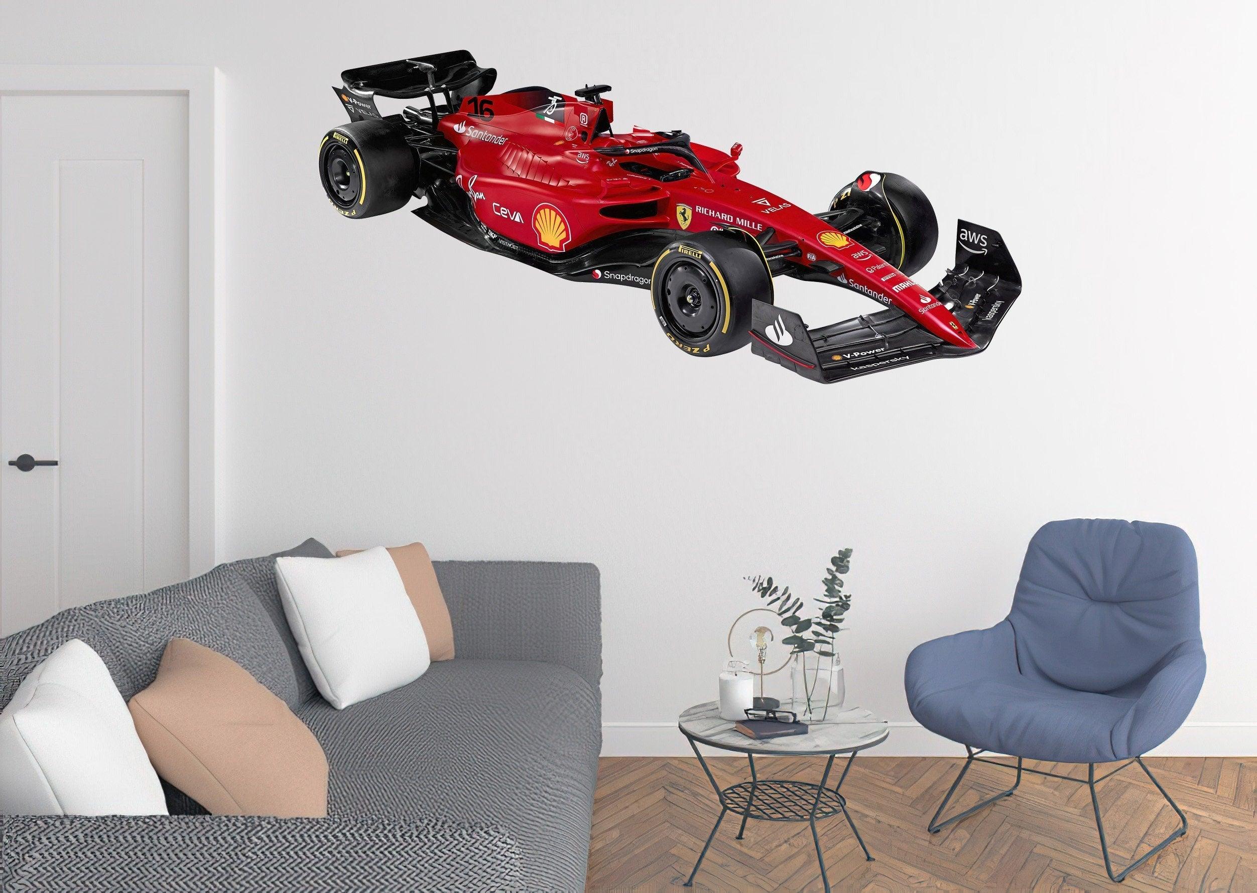 Formula 1, 2022 Ferrari #16 Charles Leclerc, Wall Decal Sticker 014