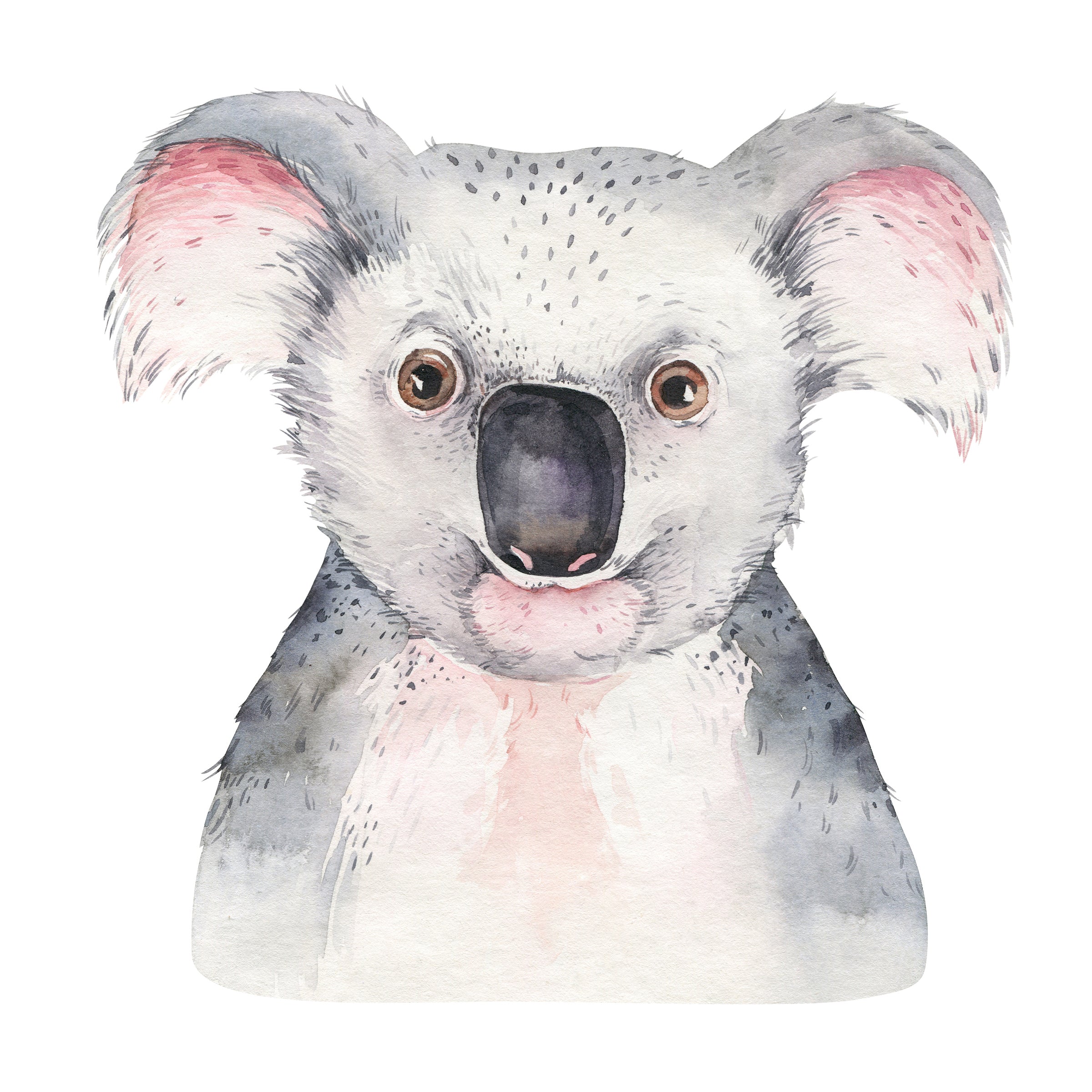 Water Color Koala Bear, Wall Decal Sticker, Removable with NO wall Damage!