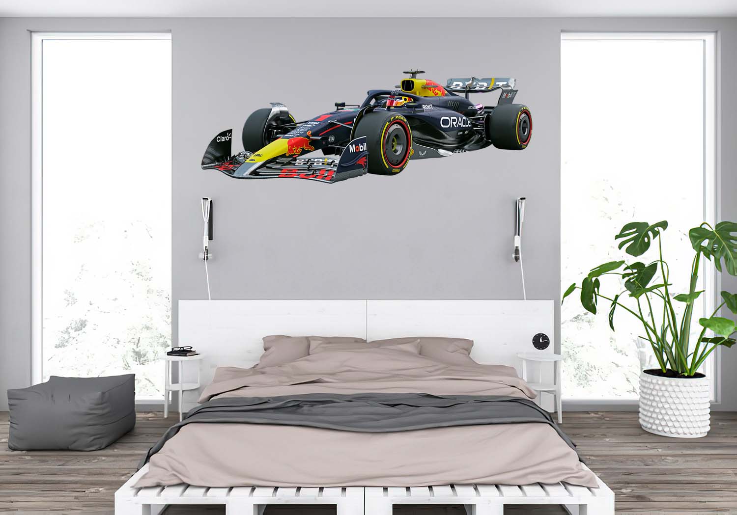 RB20 2024 Wall Decal Sticker Max Verstappen Car, Removable Peel-N-Stick 042