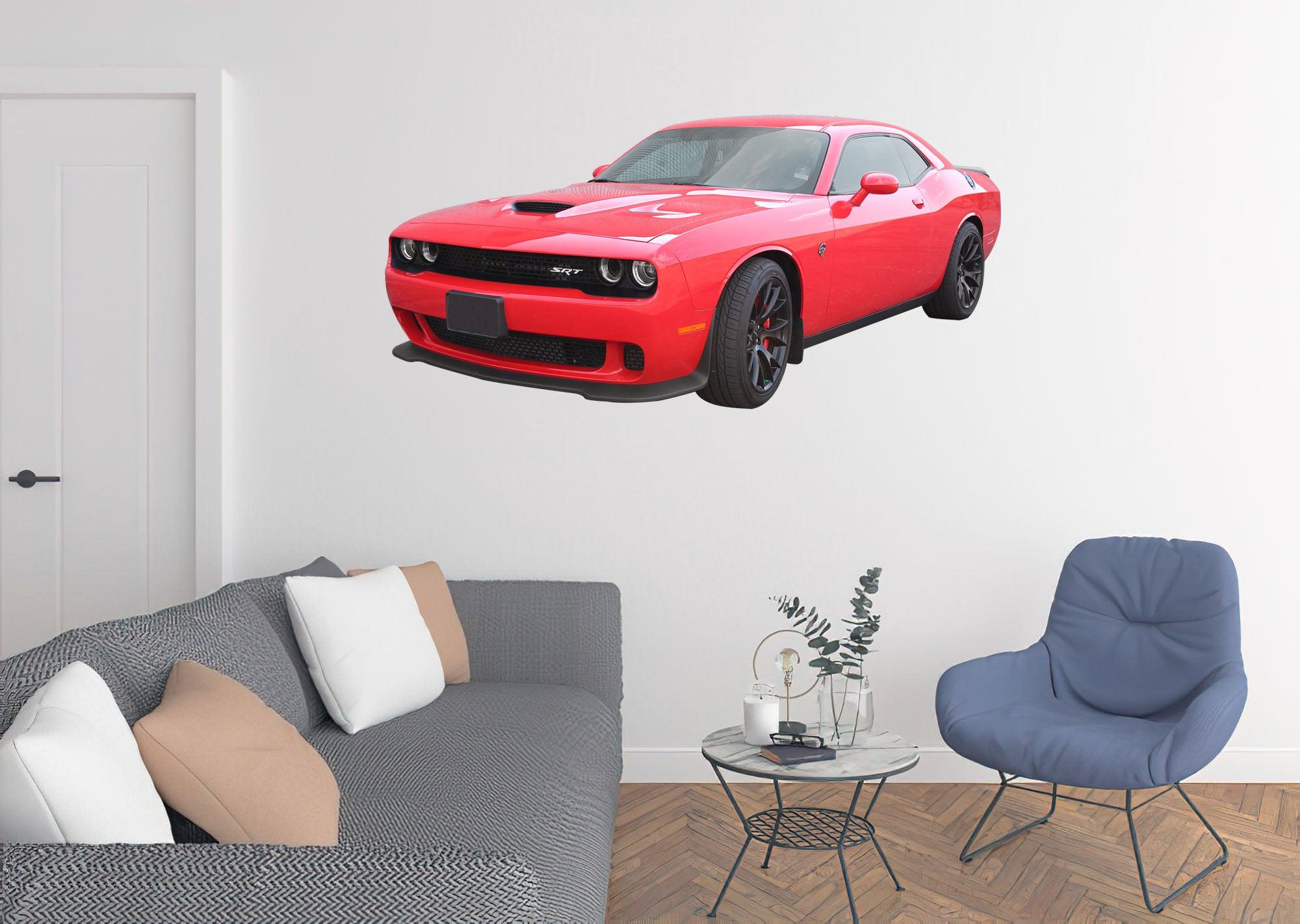 CoolWalls.ca Home Decor Decals Dodge HellCat SRT wall Decal, PEEL-N-STICK, REMOVABLE