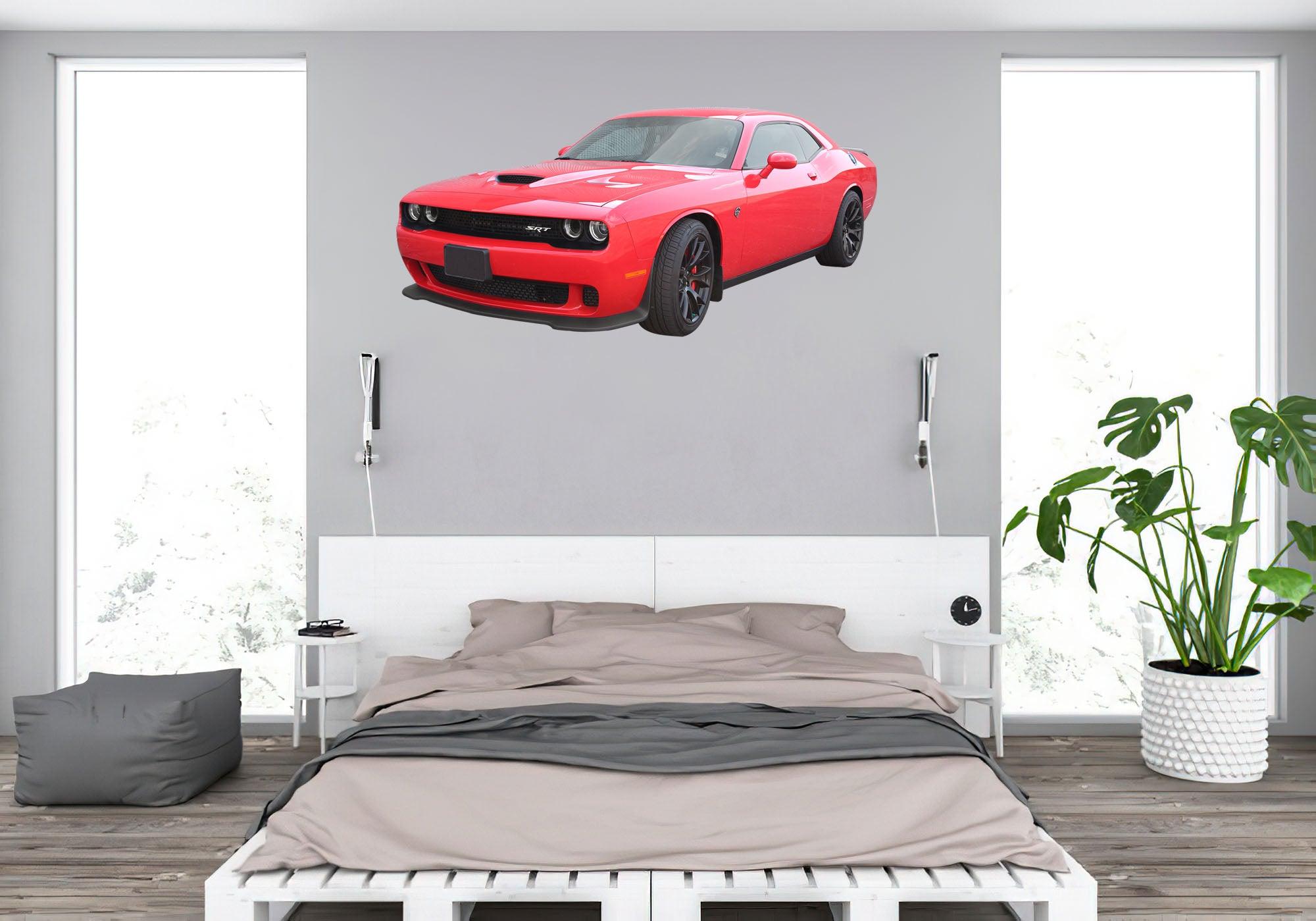 CoolWalls.ca Home Decor Decals Dodge HellCat SRT wall Decal, PEEL-N-STICK, REMOVABLE