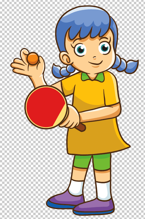 Ping Pong Kid, Illustrated Decal