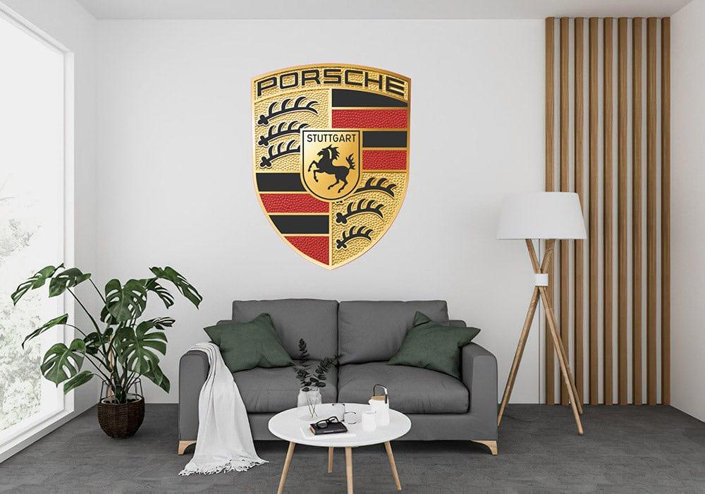 CoolWalls.ca sticker Porsche Sticker, Peel-N-Stick, Wall Decal, Zero Wall Damage Removal