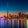 Toronto Skyline at night from Toronto Island:  GigaPixel Image