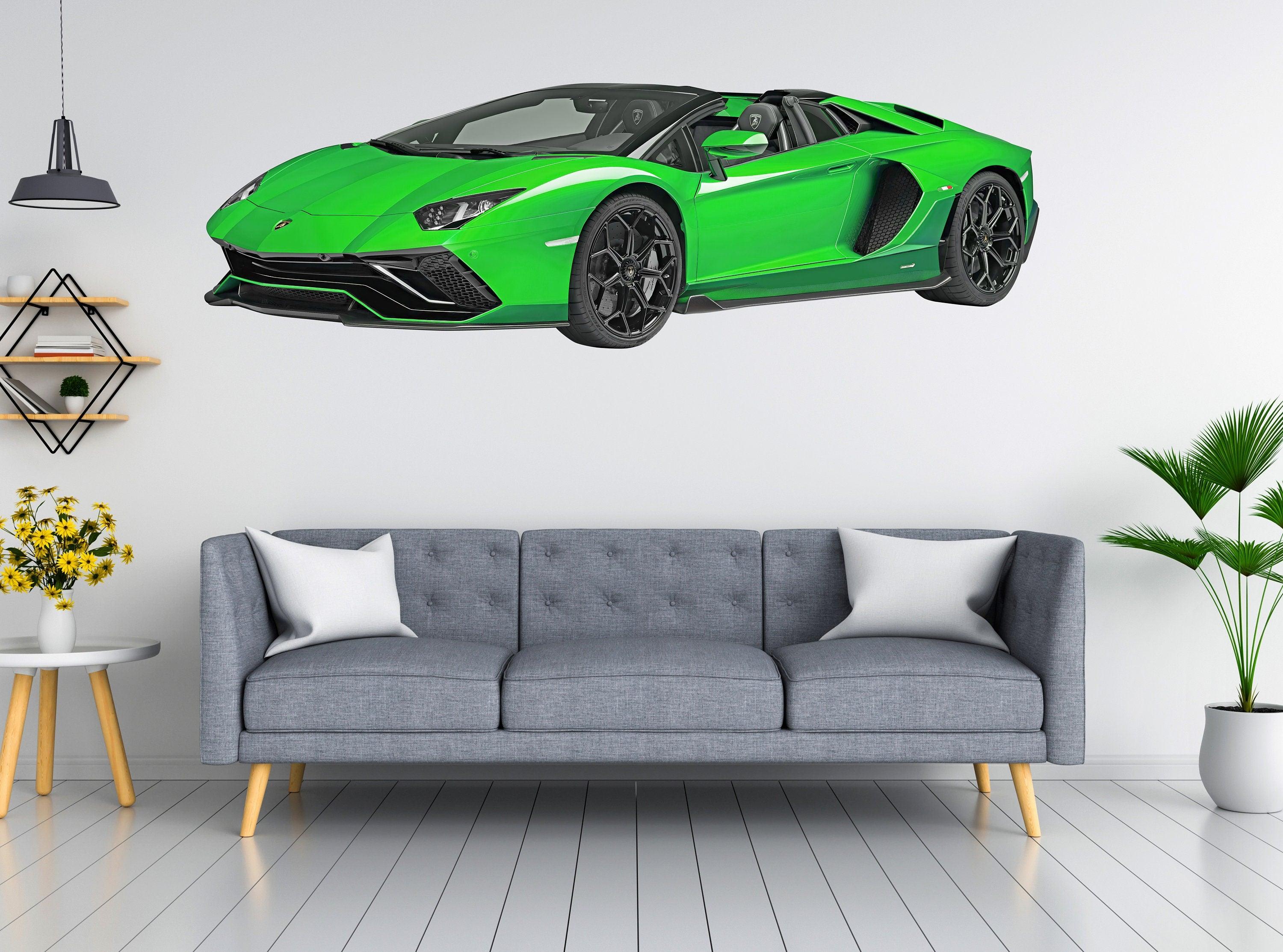 2022 Lamborghini Aventador LP780 Wall Decal Sticker, Multi Colour options