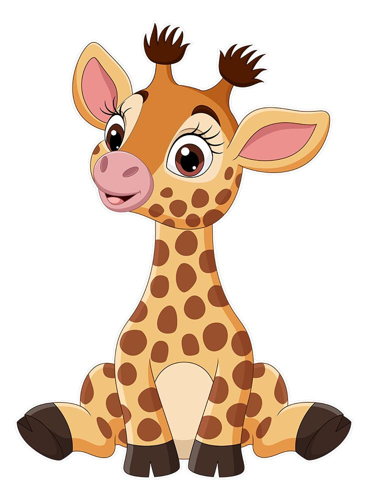 Baby Giraffe wall decal for Kid&