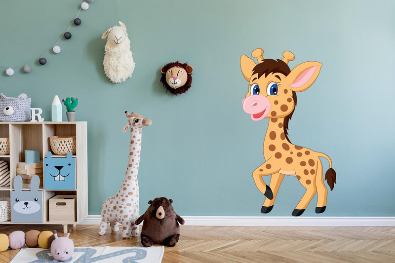 Standing Baby Giraffe wall decal for Kid&