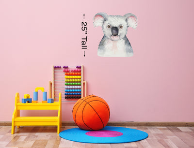 Water Color Koala Bear, Wall Decal Sticker, Removable with NO wall Damage!