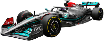 Mercedes W14 2023 Side View Purple Helmet Formula Race Car Side view, Removable and Easy to install_015