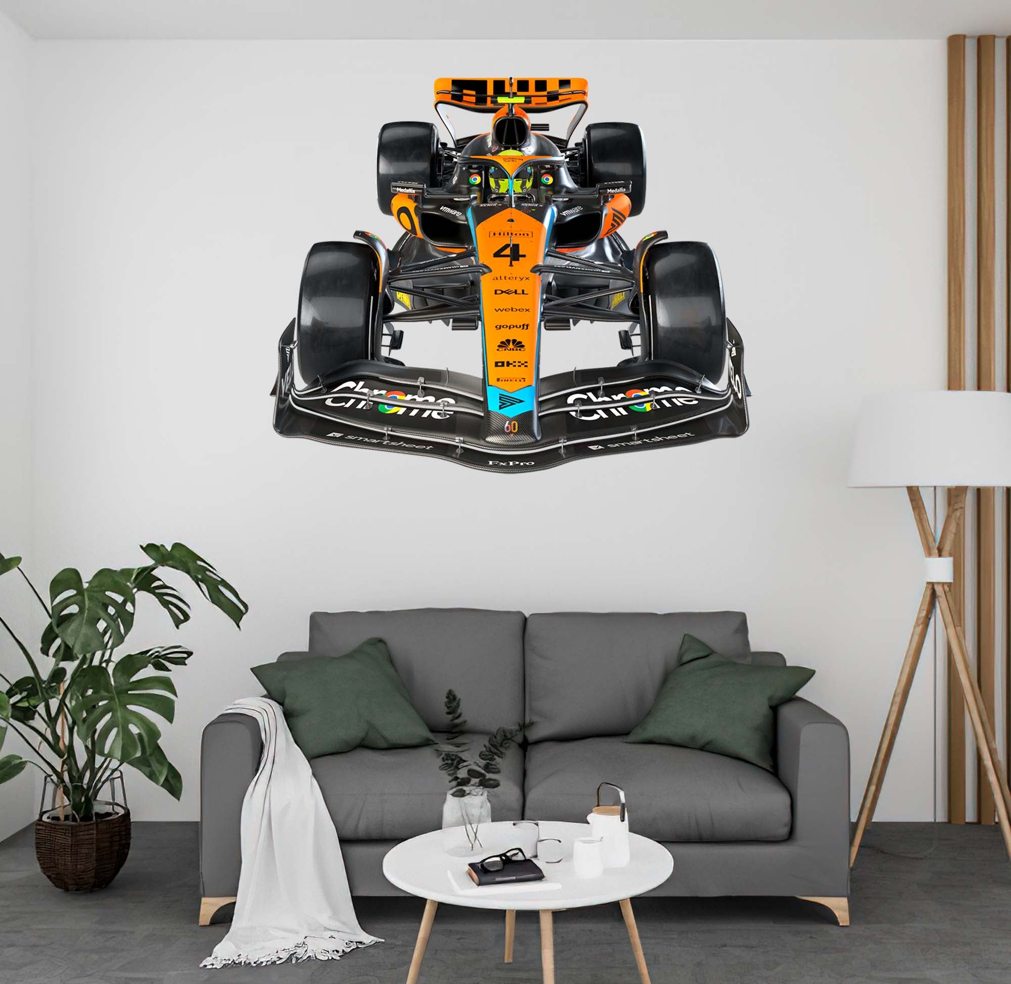 McLaren Front 2023 MCL60 Formula Race Car, Removable and Easy to install