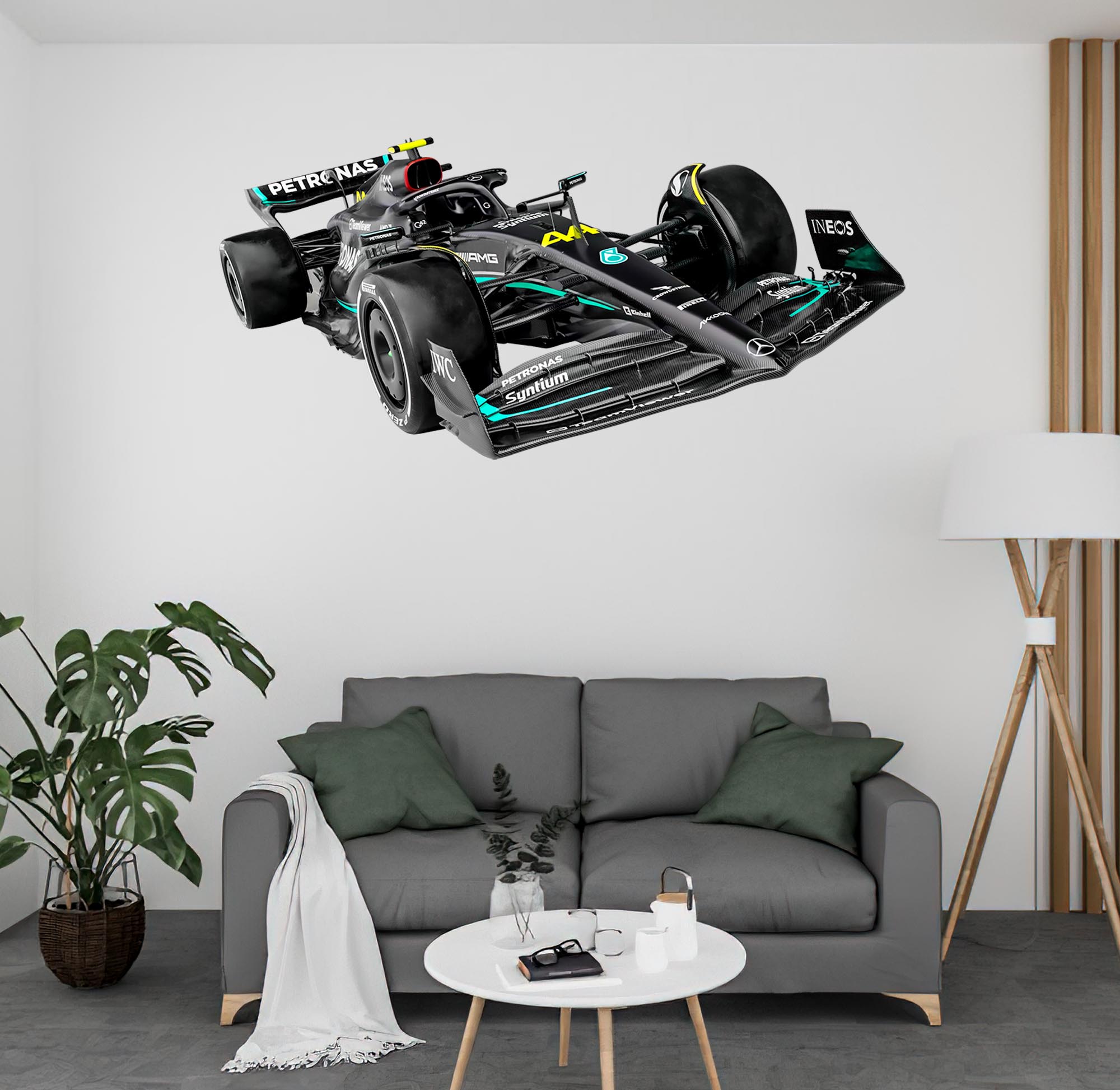 Mercedes W14 2023 Formula Race Car, Removable and Easy to install