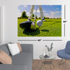 Golf Driver Image, Golf Wall Decals, Peel-and-Stick, Golf Course Wallpaper for Indoor Golf & Simulator Rooms G001