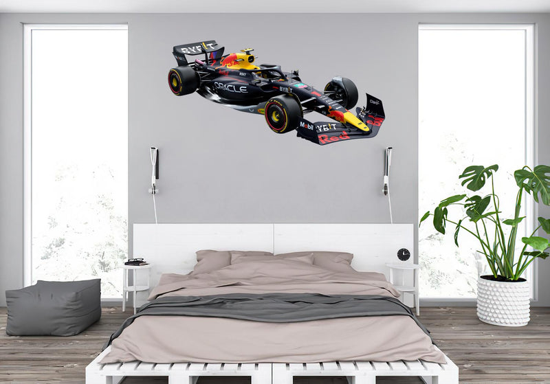 RB19 2023 Wall Decal Sticker Max Verstappen Car, Removable Peel-N-Stick 043