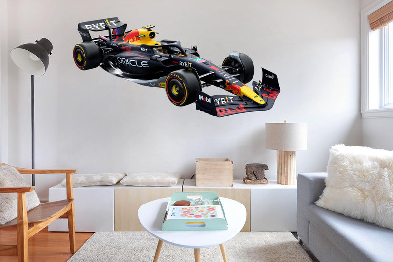 RB19 2023 Wall Decal Sticker Max Verstappen Car, Removable Peel-N-Stick 043