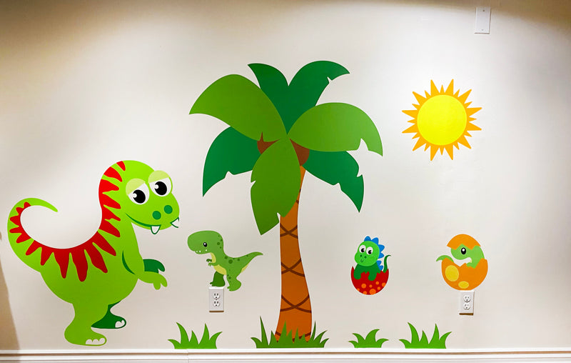 Large Dinosaur Sticker Sticker Packs, Wall Decal Sticker, Removable with NO wall Damage!