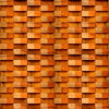 Abstract Paneling Pattern Wood Décor Wallpaper