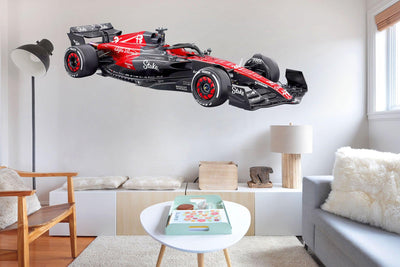 CoolWalls.ca Cars Alfa Romeo C43 F1 2023 Side view, Wall Decal Sticker, Formula 1 Stickers, F1 Decal