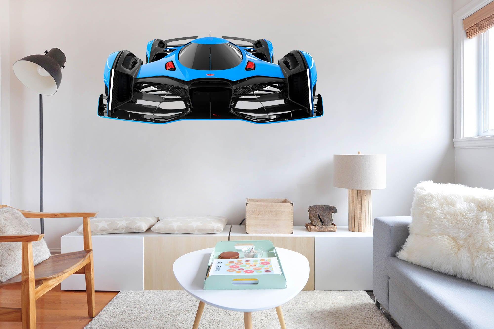 Bugatti Vision Wall Removable Decal Car Sticker 045 - CoolWalls.ca