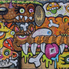 Colourful Graffiti Wall NYC Bushwick, Wall Mural, Wallpaper, Peel-N-Stick and Removes Easily Anytime
