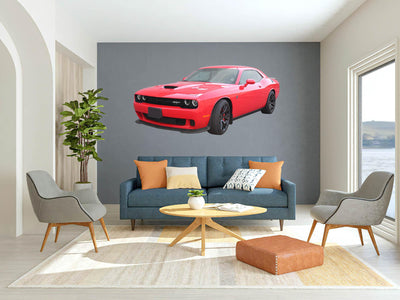 CoolWalls.ca Home Decor Decals Dodge HellCat SRT wall Decal, PEEL-N-STICK, REMOVABLE