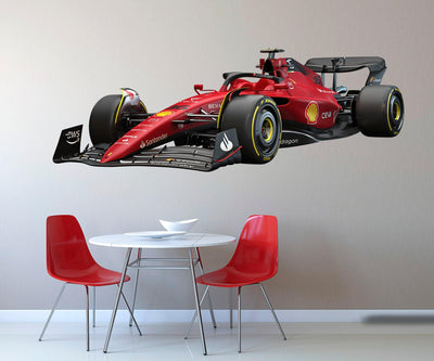 Ferrari 2022 #16 F1-77 Side view, Wall Decal Sticker, Formula 1 Stickers, F1 Decal