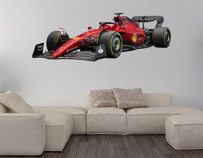 Ferrari 2022 #16 F1-77 Side view, Wall Decal Sticker, Formula 1 Stickers, F1 Decal