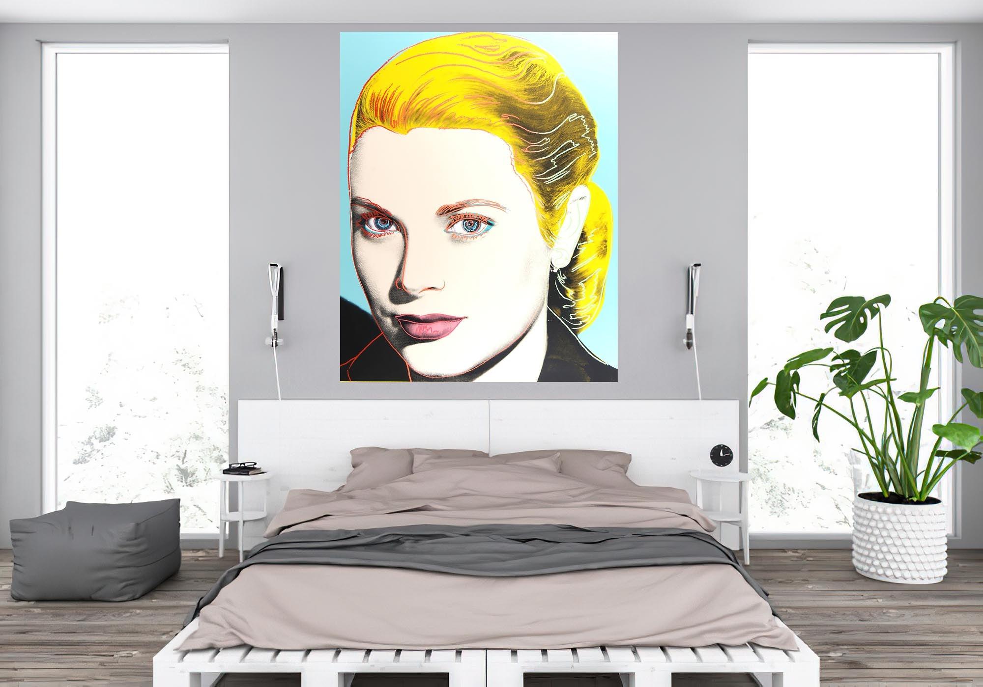 CoolWalls.ca Posters, Prints, & Visual Artwork Grace Kelly Andy Warhol Poster Vintage Artwork: Peel_n_Stick onto the wall, wallpaper like fabric