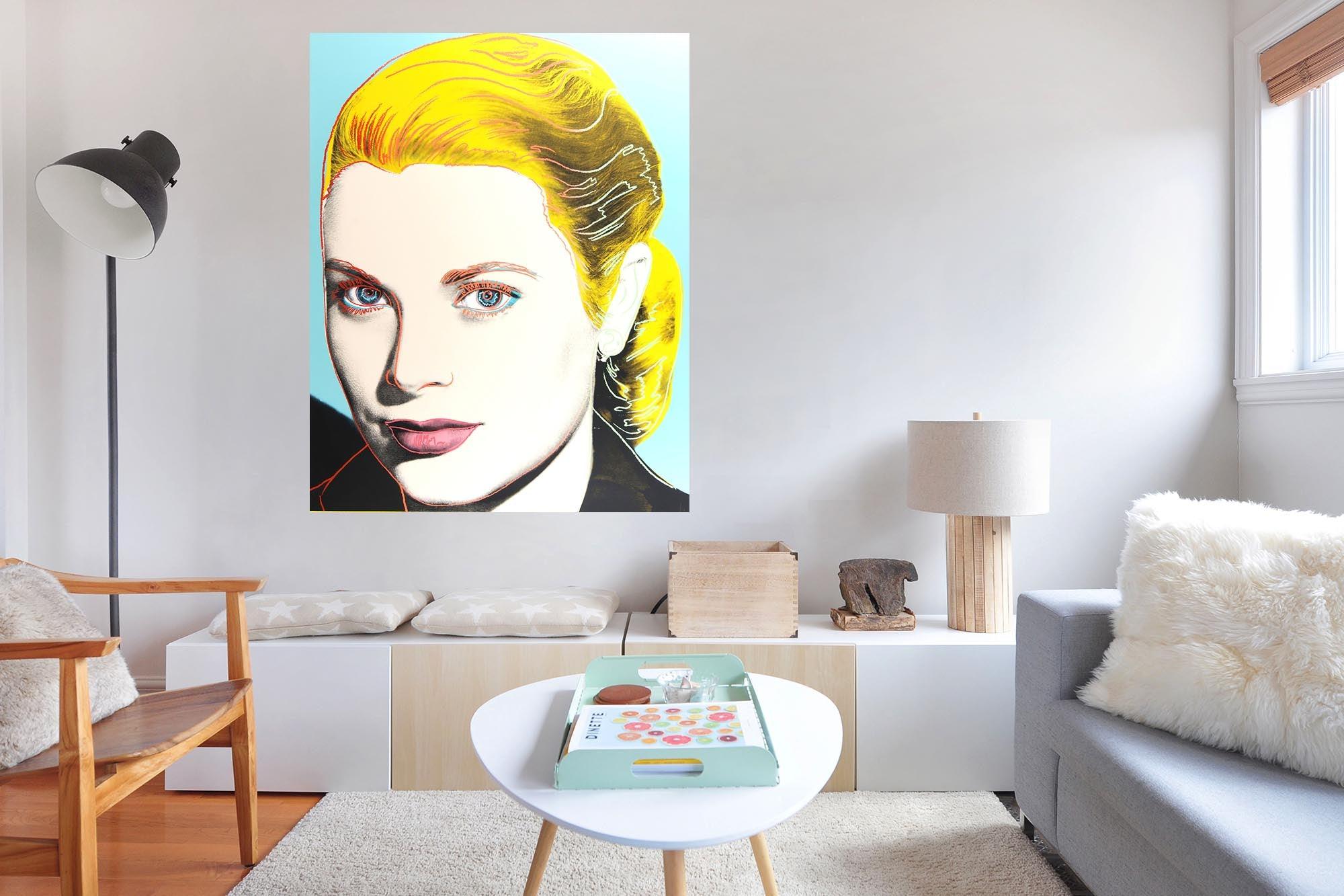 CoolWalls.ca Posters, Prints, & Visual Artwork Grace Kelly Andy Warhol Poster Vintage Artwork: Peel_n_Stick onto the wall, wallpaper like fabric