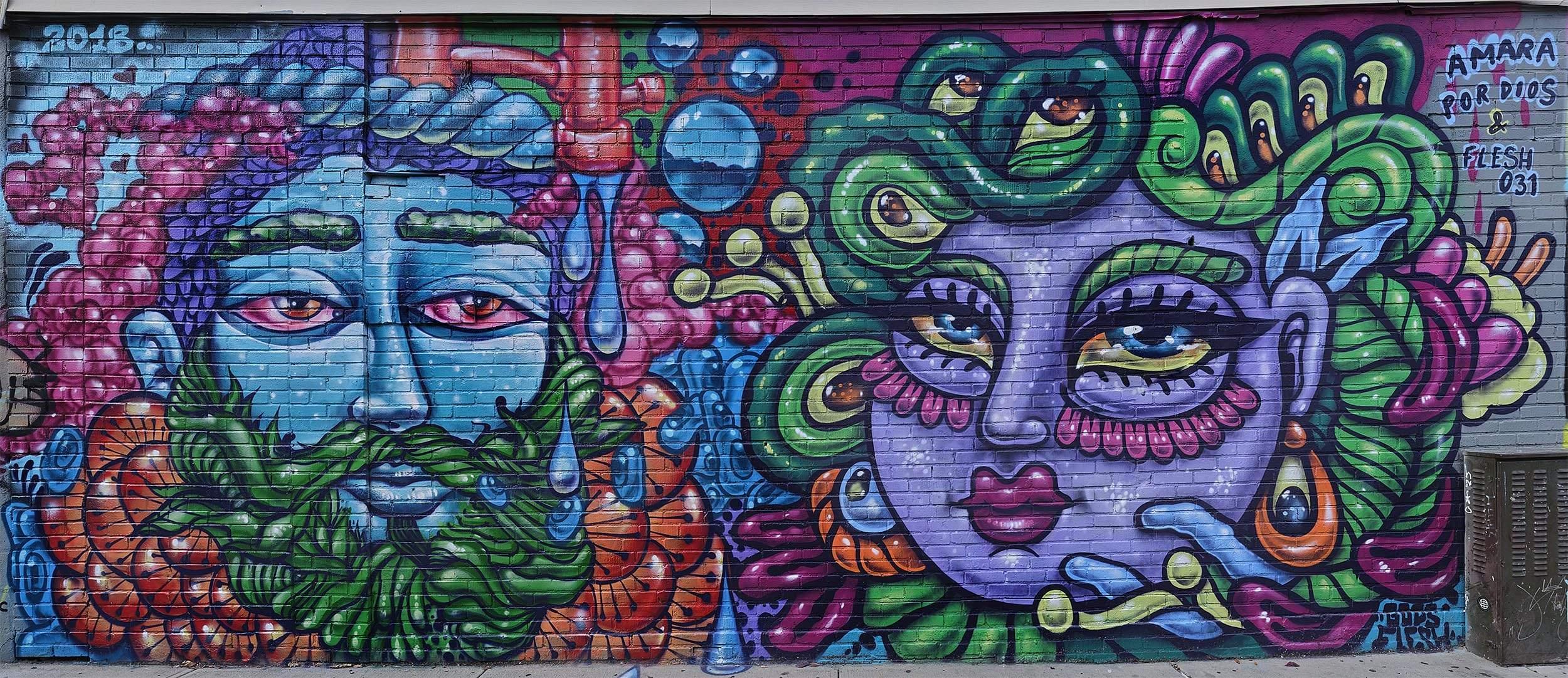 Graffiti Wall NYC Bushwick