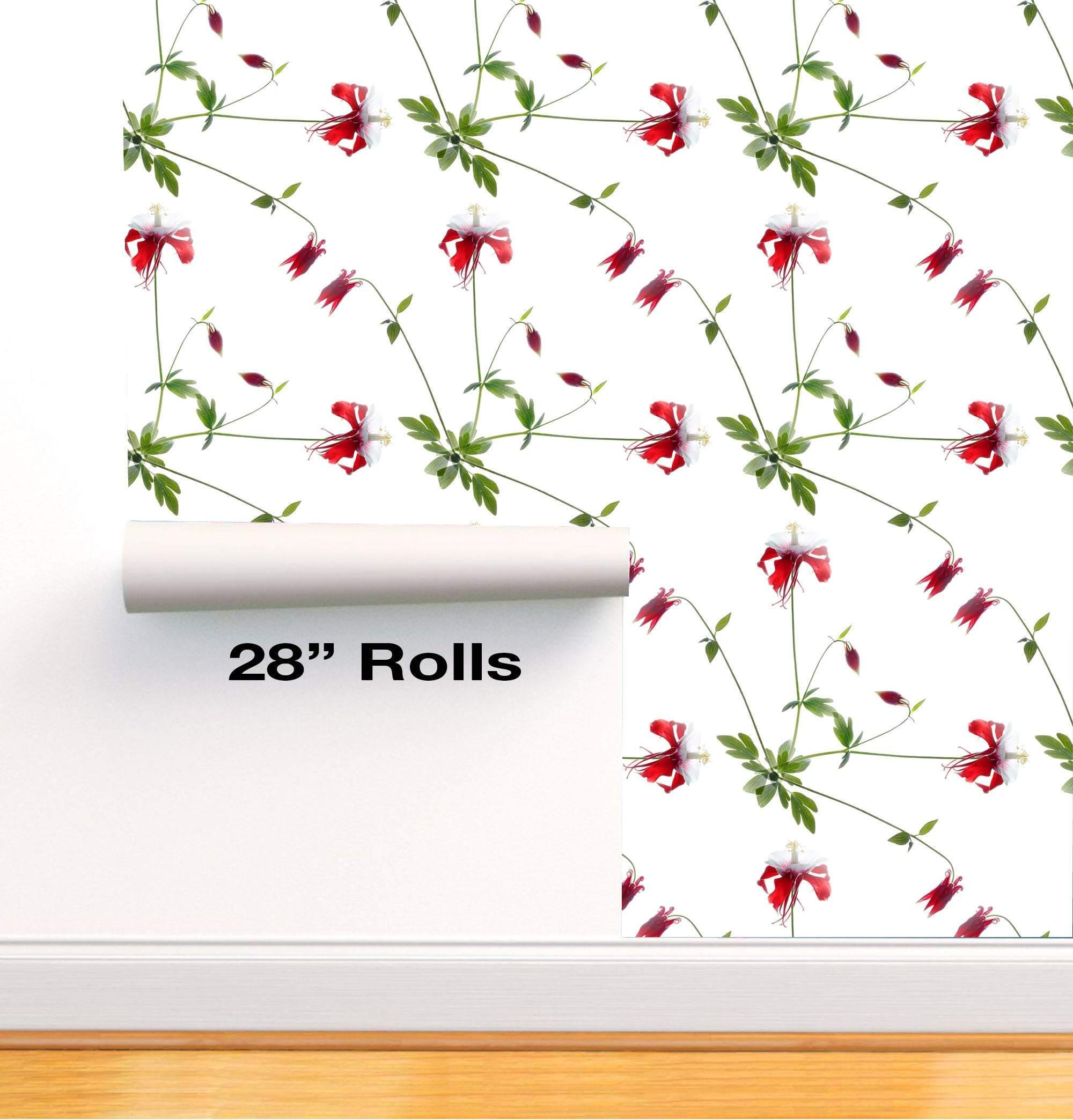 Hawaiian Hibiscus Removable Wallpaper in 28" Rolls
