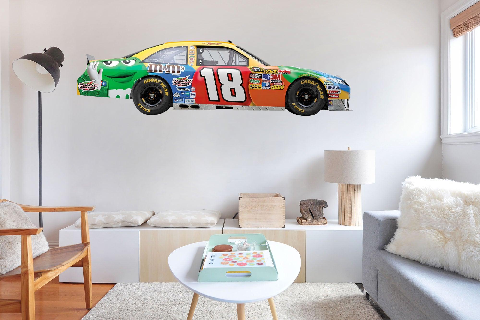 KYLE BUSCH #18 M&M’S TOYOTA 2011 Wall Decal