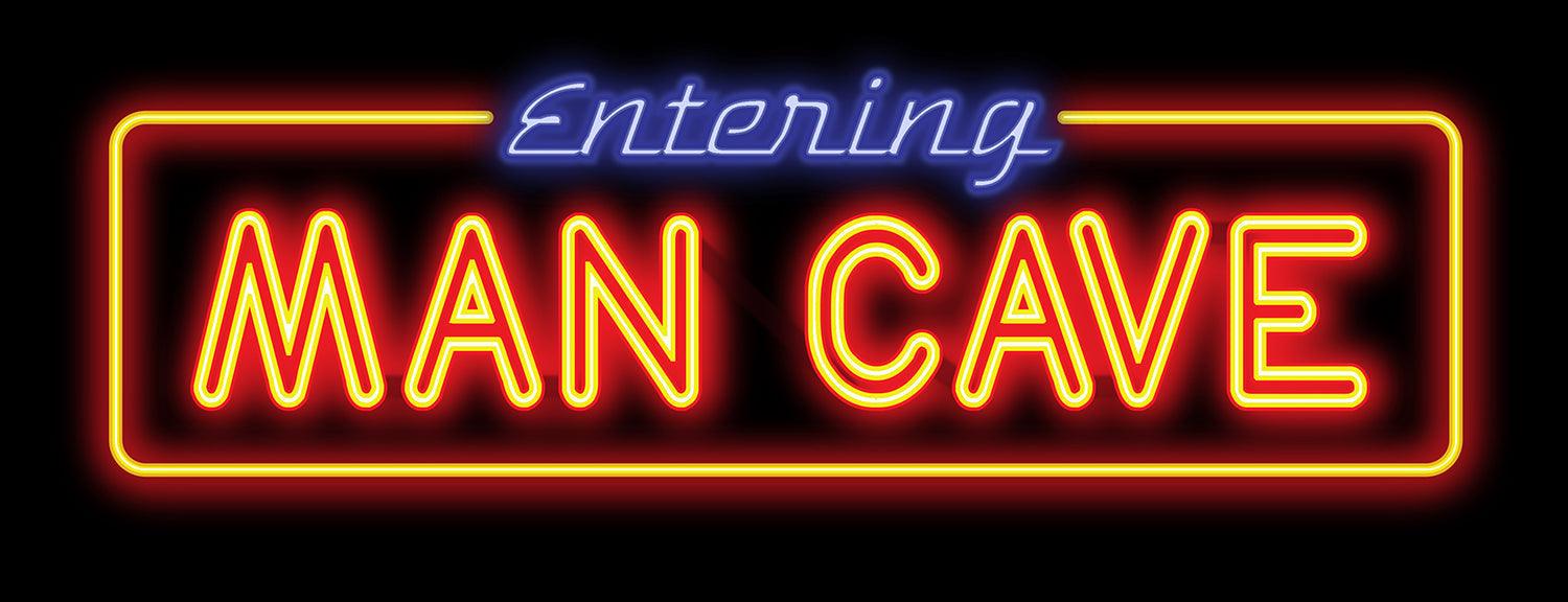Man Cave Neon Sign Wall Sticker
