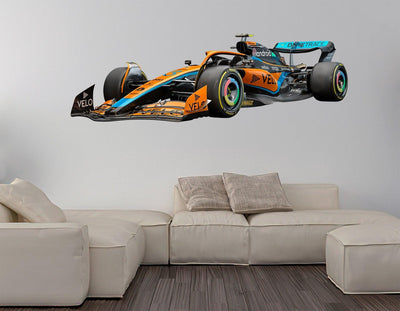 Mclaren MCL36 Side 2022 Wall Decal Sticker, Formula1 Formula 1 sticker, 021