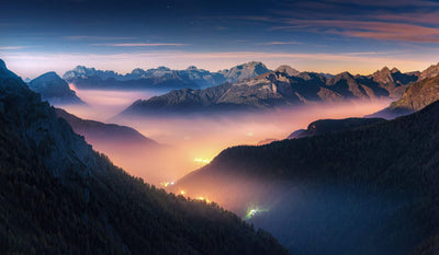 Mountain Landscape dusk