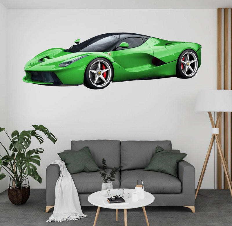 Multi Colour 2014 Ferrari Laferrari Multi Colour wall Decal 041