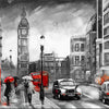 Oil Painting London Red Phone Booth