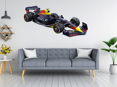 RB18 2022 F1 Red Bull Wall Decal Sticker Max Verstappen Car 018