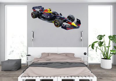 RB18 2022 F1 Red Bull Wall Decal Sticker Max Verstappen Car 018