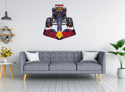 RB18 2022 F1 Red Bull Wall Front Decal Sticker Max Verstappen Car 019, wall sticker