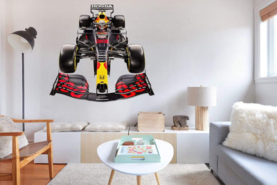 Redbull F1 2021 front facing wall decal #33 Max Verstappen 006