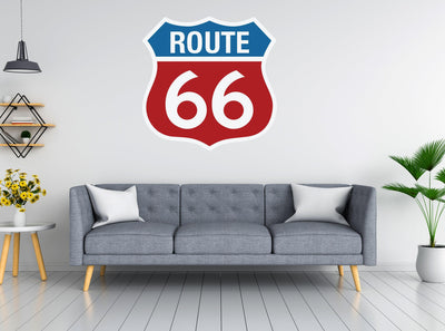 Route 66 Sign, Man Cave, Beer, Route 66, Wall Sticker - CoolWalls.ca