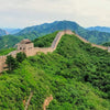 Wide Shot of Great wall China