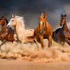 Wild Horses with Sand