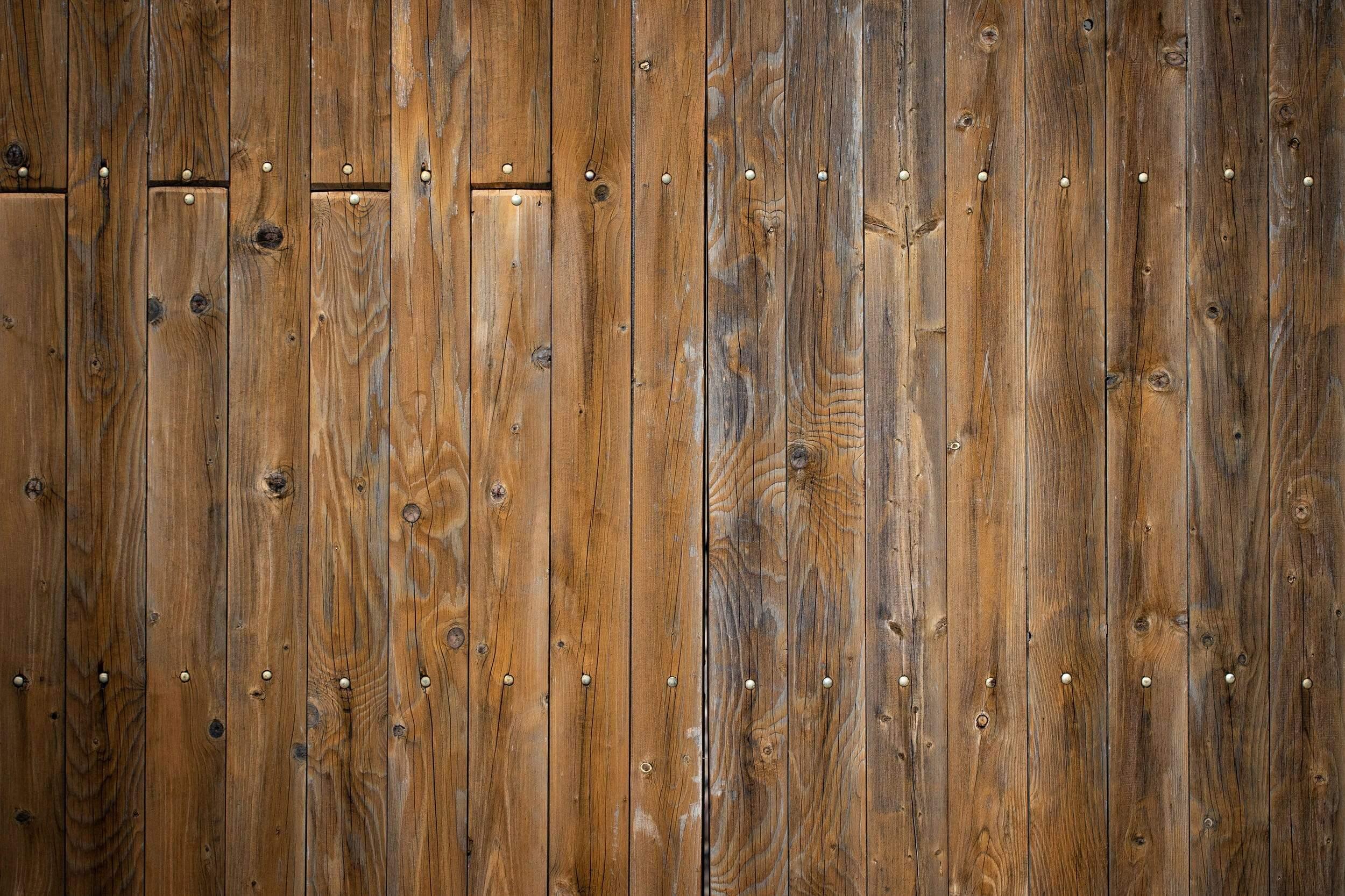 Wood Panels with Rivets