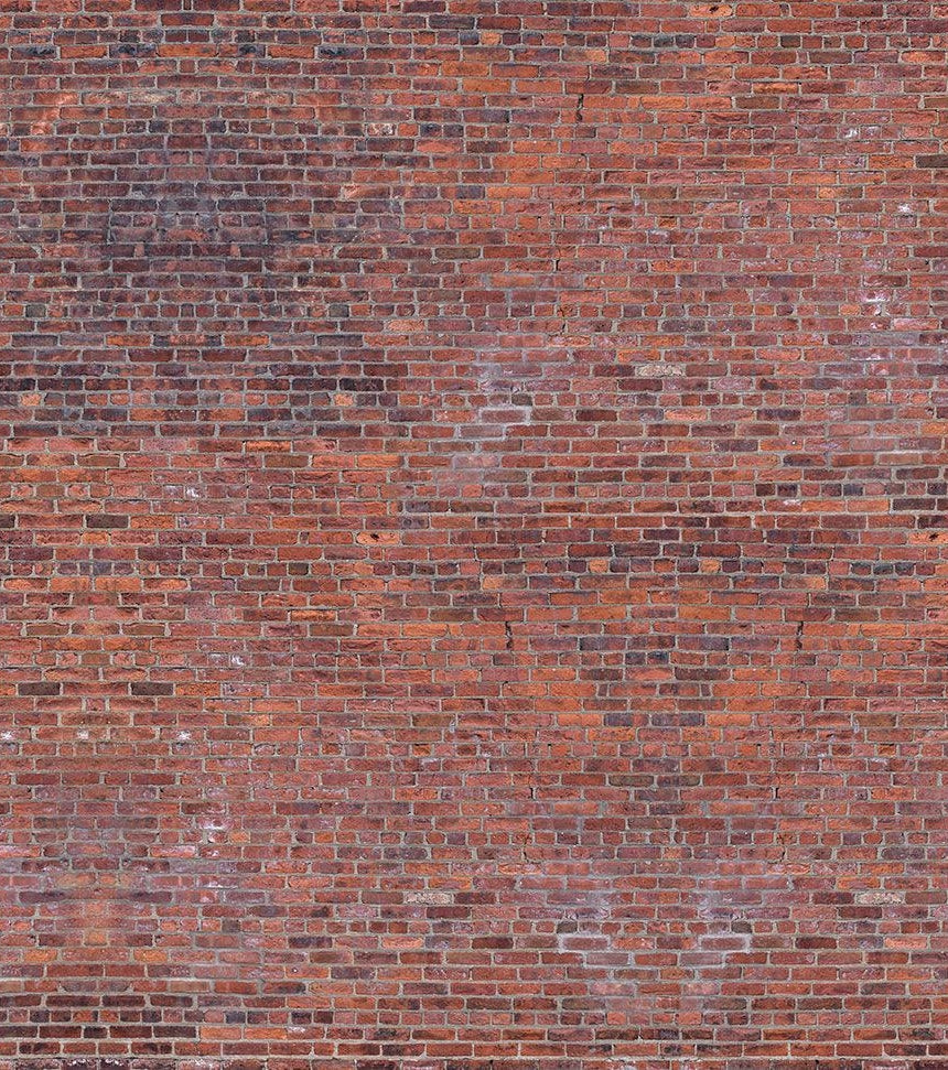 Weathered Red Brick wall GigaPixel image